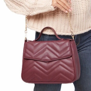 Summer & Rose Burgundy Crossbody Bag